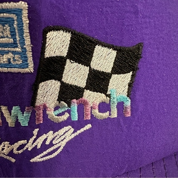 Vintage GM Goodwrench Racing Hat 90s NASCAR Snapback Purple - Picture 3 of 5